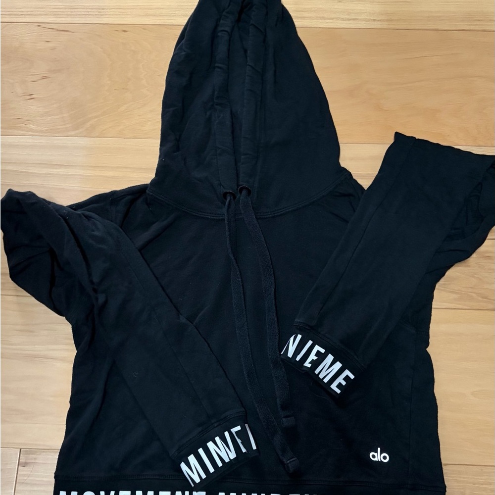 ALO Yoga Black Hoodie Sweater
